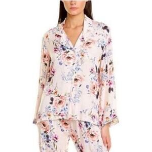Yumi Kim Snuggle Me Pajama Top XXS Pink Floral NWT